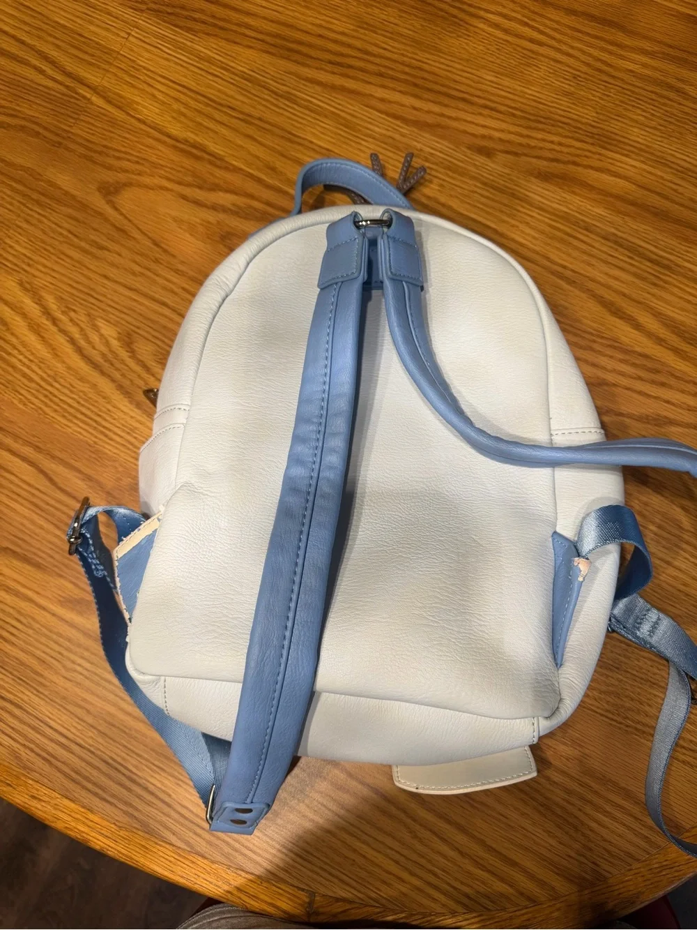 Loungefly Olaf Character Mini Backpack in Light Blue and White